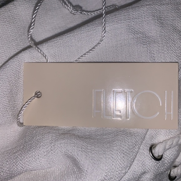 FLETCH WHITE MINI SKIRT TIE UP SIDE NWT - Picture 3 of 3